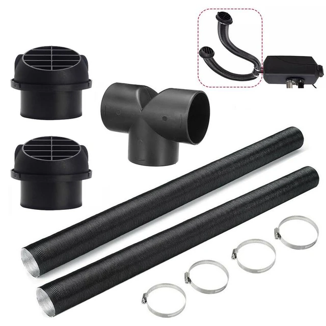 75mm Car Auto Heater Pipe Duct Warm Air Outlet Vent Hose Clips For