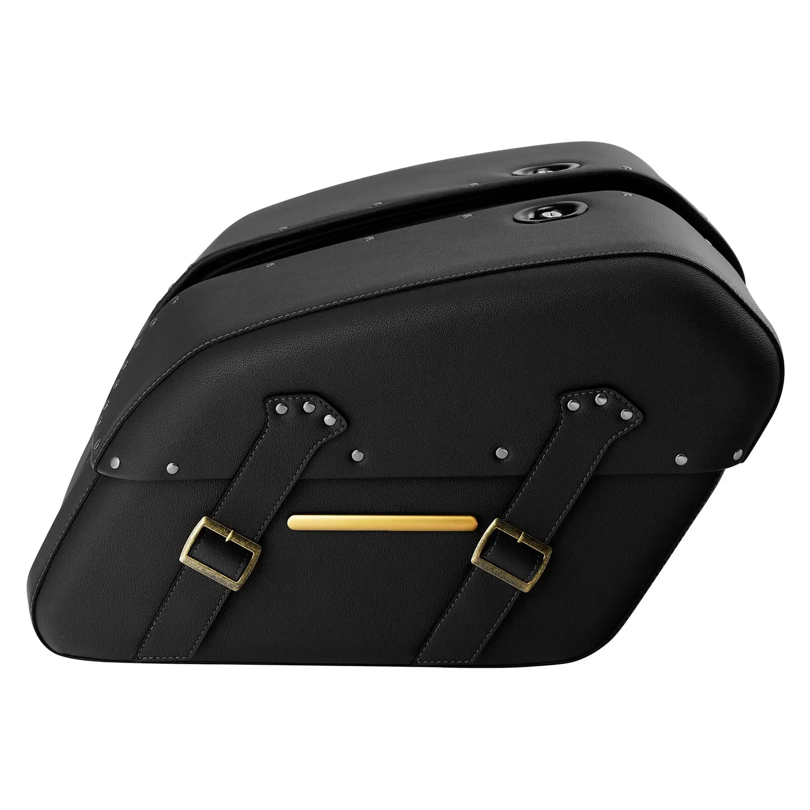 

CCR-BAG-07-BK Detachable Saddlebags Fit For Harley FLFB FLFBS FXBR 18-23 Black