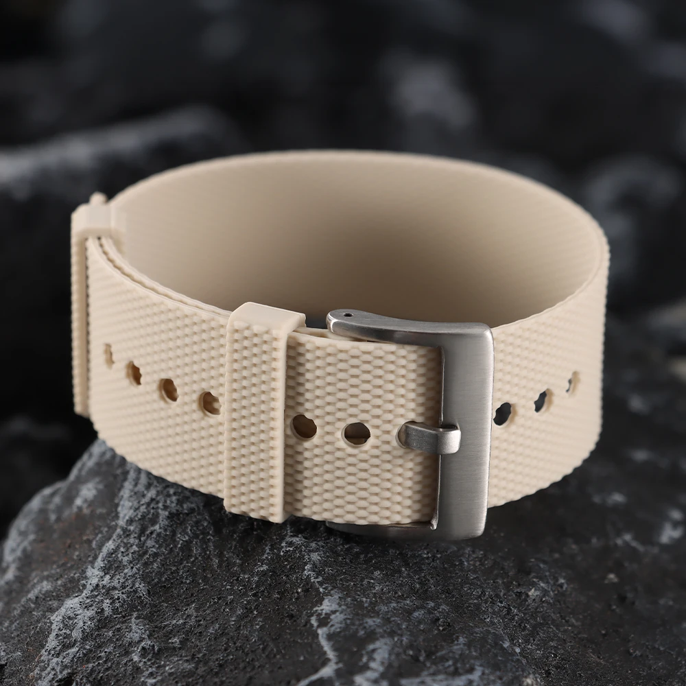 Sport Fashion Waterproof Silicone Watch Strap - Soft Rubber Wristband