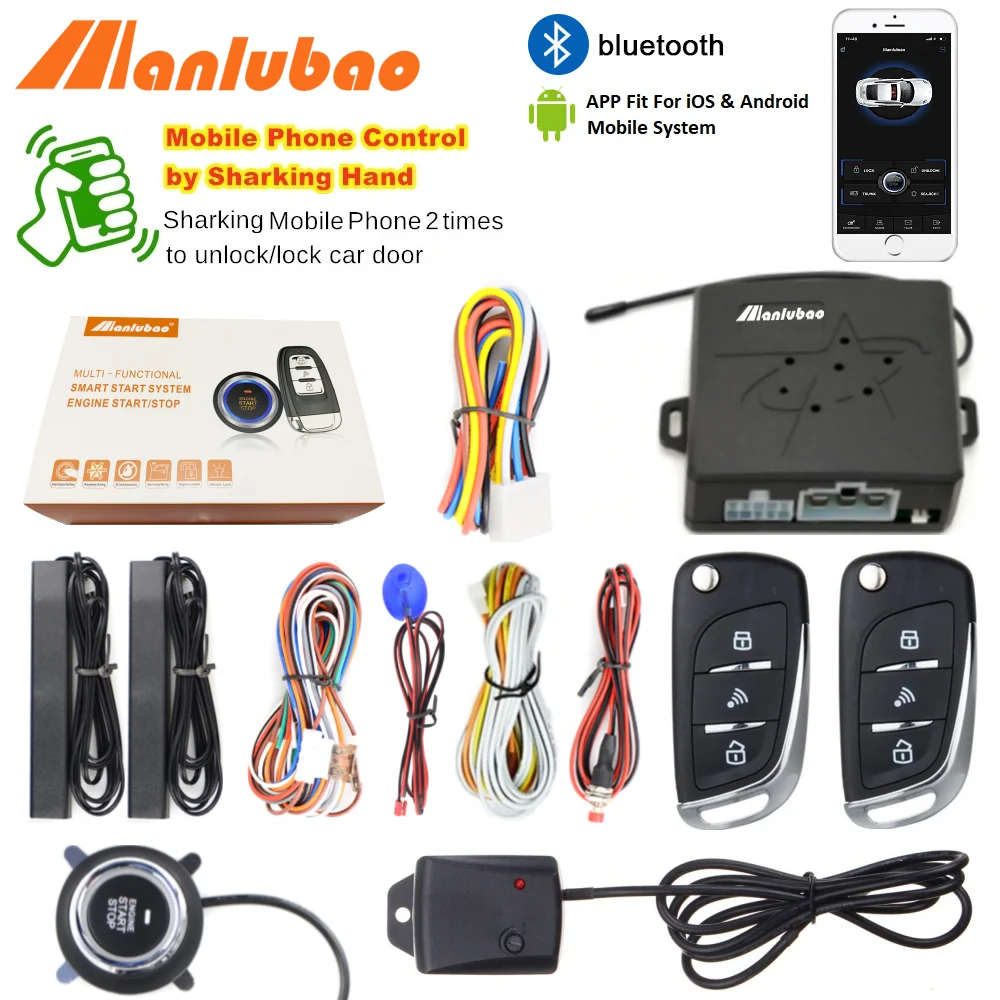 Manlubao 906b【with Universal】smartphone App Car Antitheft Vibration