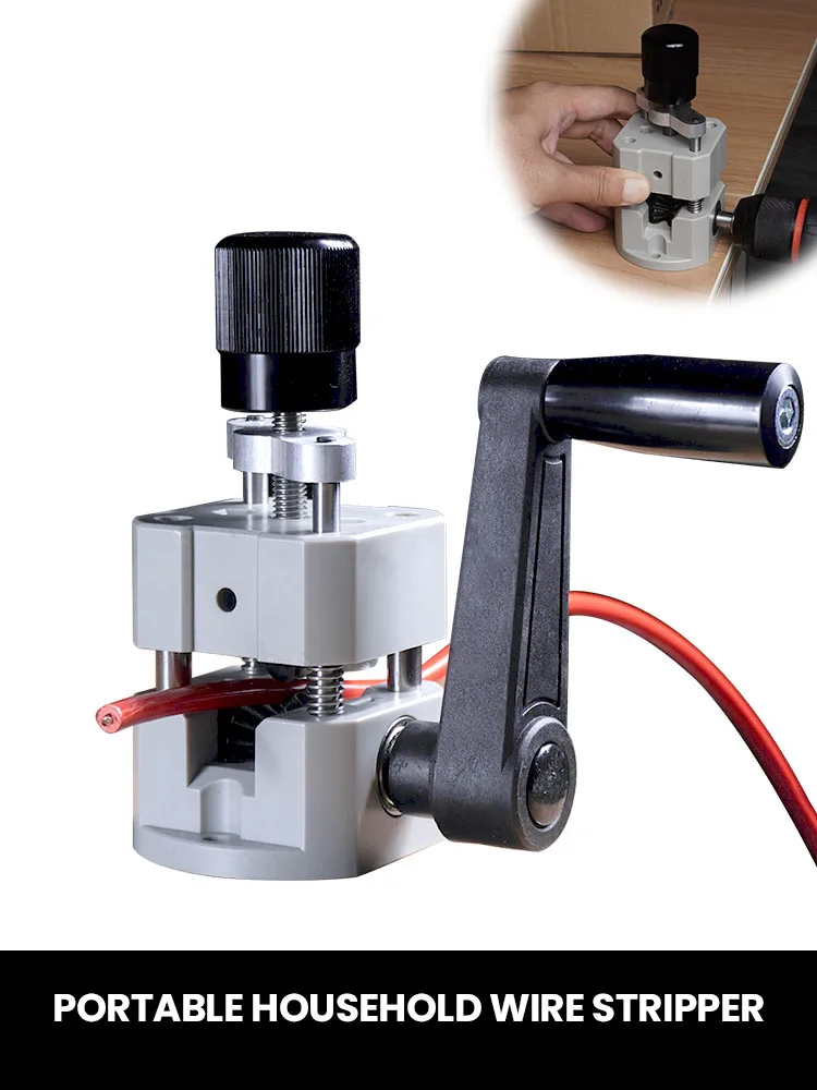 

Manual Wire Stripping Made Easy - Powered Wire Stripper Machine, Copper Wire Stripper, Drill Wire Stripper, Electric Wire Stripp