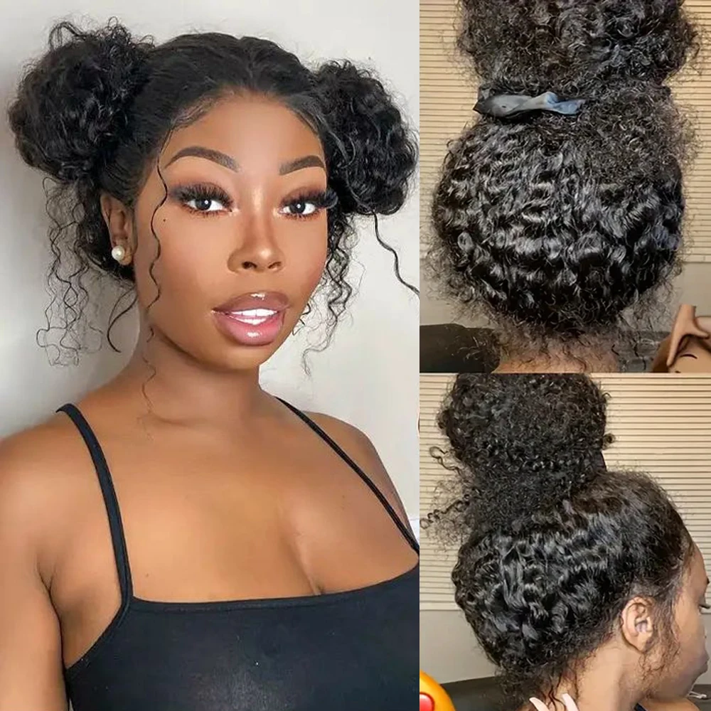 250% Density 360 Full Wigs Lace Front Human Hair Deep Wave 13x4 13x6 HD Lace Frontal Wig Pre Plucked Glueless Closure Wigs