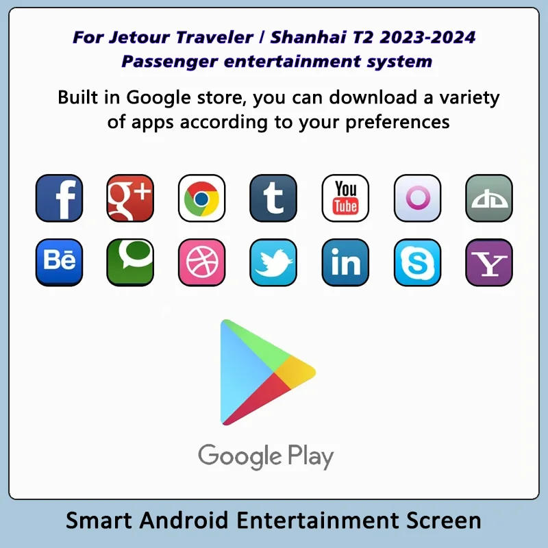 Sistema de Entretenimiento para Pasajeros con Pantalla Táctil Completa de 12.3 Pulgadas y Android 12.0 para Jetour Traveler/Shanhai T2 5
