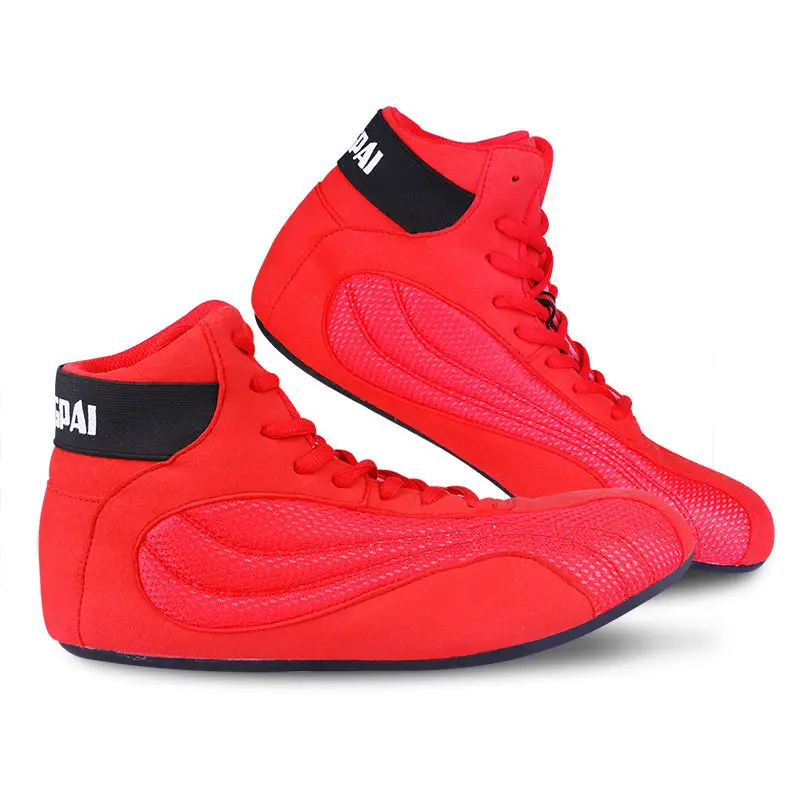 New Men's Boxing and Wrestling Fighter Shoes Men's Fitness Comfort Matching Training Boxing and Wrestling Boots Shoes