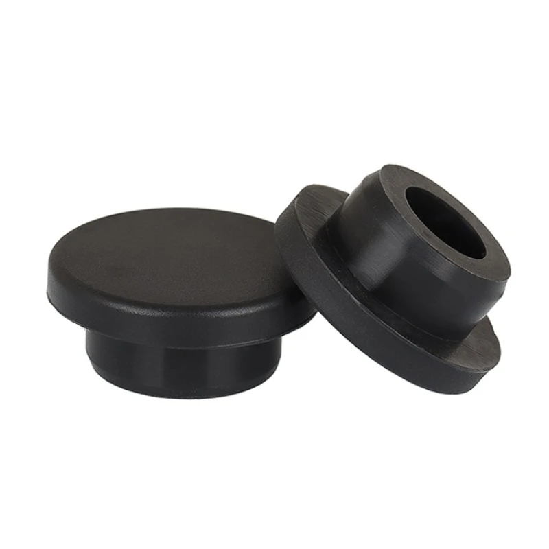 Bore 6.8-161.5mm Silicone Rubber Seal Hole Plugs Hollow Blanking End Cap Dustproof Plug Pipe Inserts T Type Stopper