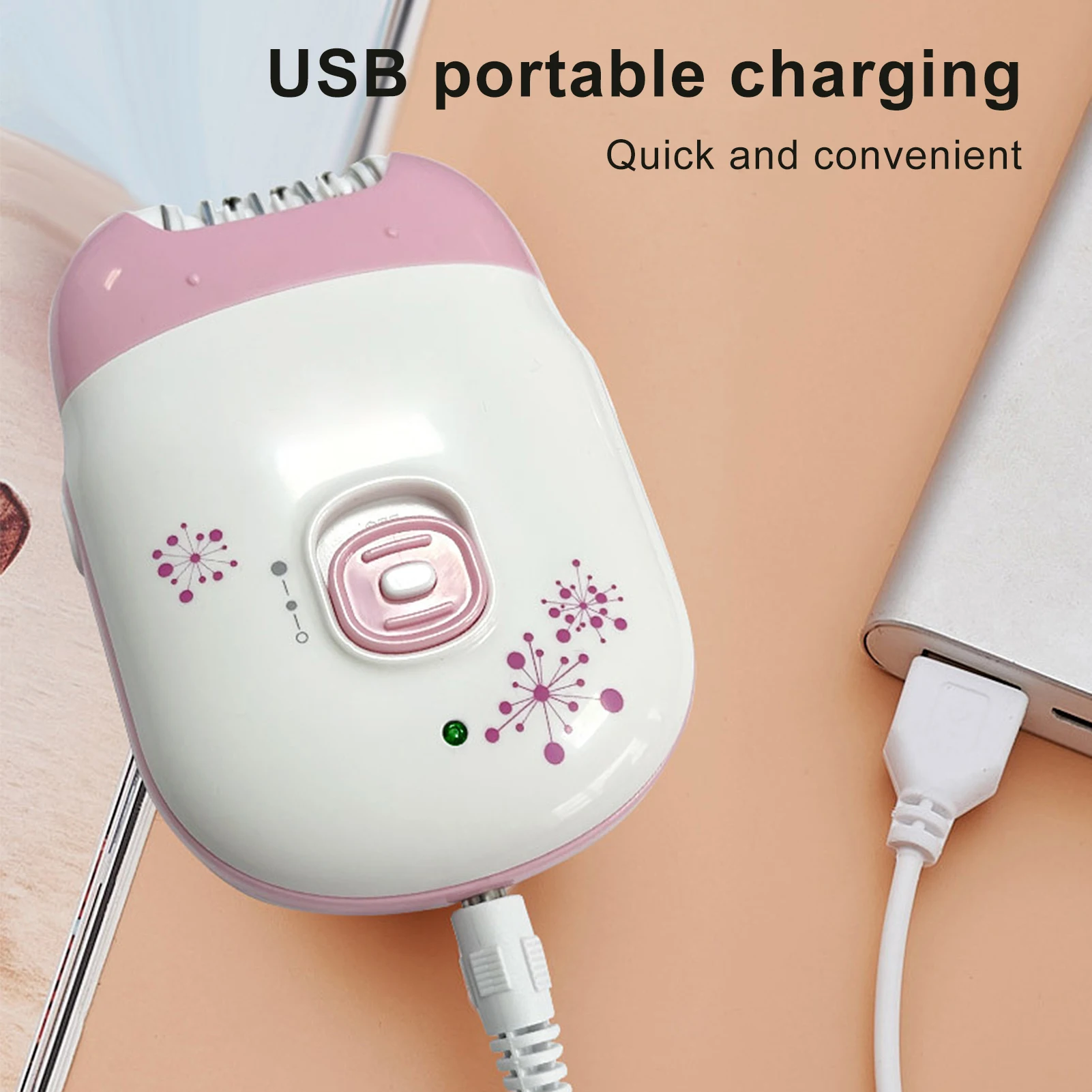 여성용 USB 충전식 제모기, 여성 면도기, 전기 여성 면도 트리머, 비키니 제모 다리 바디 제모기