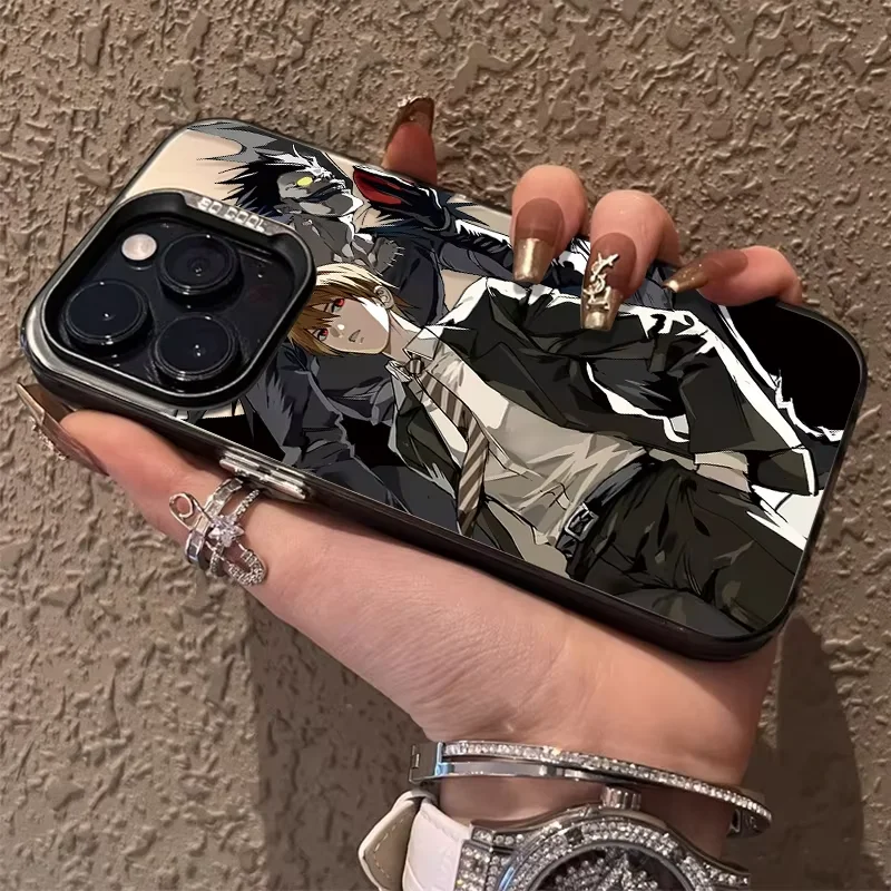 Stylish Anime-Inspired Death Note Phone Case Featuring Misa and Light Yagami