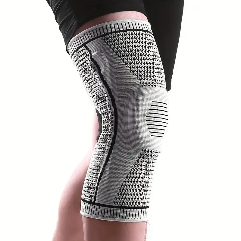 Non-Slip Knee Support Brace with Patella Gel Pad Stabilizers Comfort-Fit Compression Sleeve for Arthritis, Sports 6