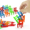 48pcs children's DIY stacking music building block balance chair toy puzzle parent-child interactive toy 1