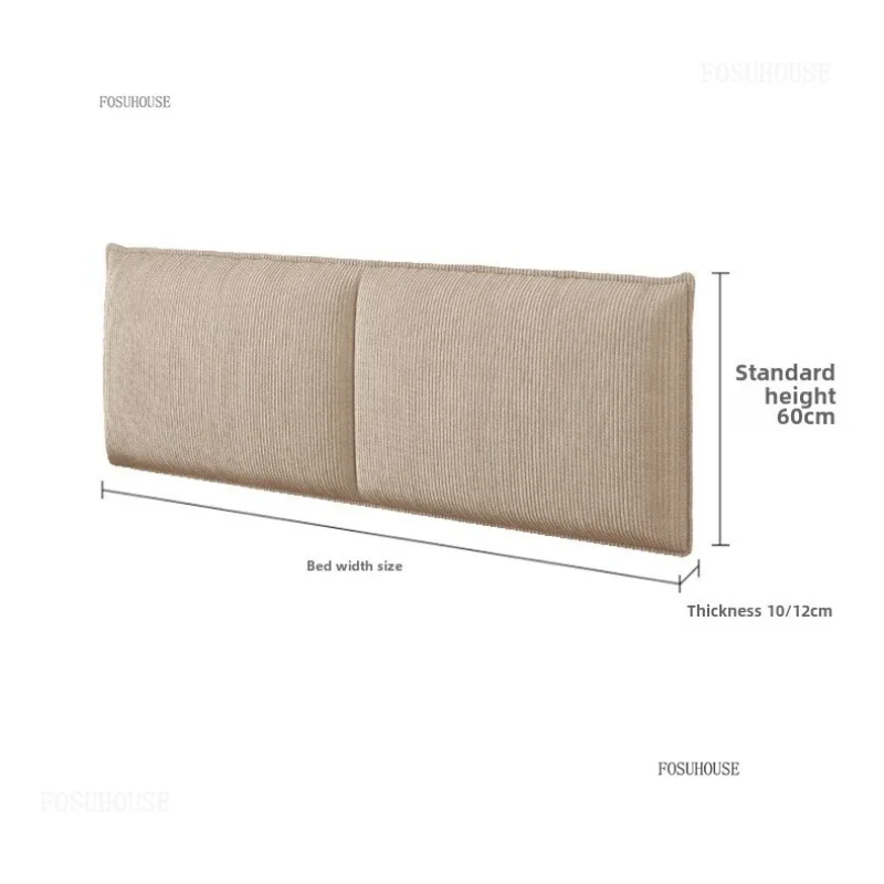 European Corduroy Bed Headboards for Bedroom Soft Backrest New Headboards Stylish Multifunctional Bedroom Furniture for Home