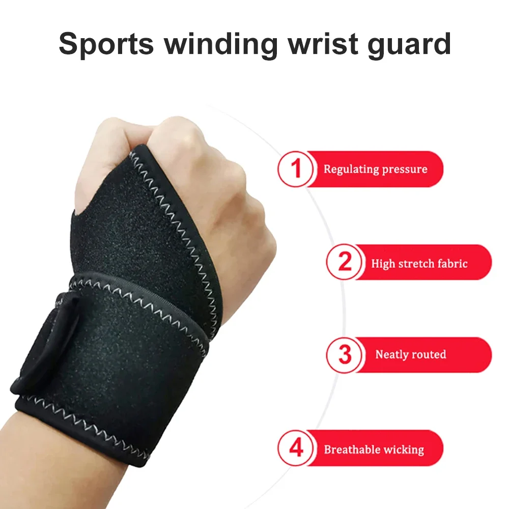 1pcs Sports Winding Wrist Guard Winter Self-heating Wrist Support Brace Guard Protector Gloves Joint Winding Wristband wrist brace wrist guard wrist straps wrist support wrist support band wrist sweat wristbands wrist sweatband