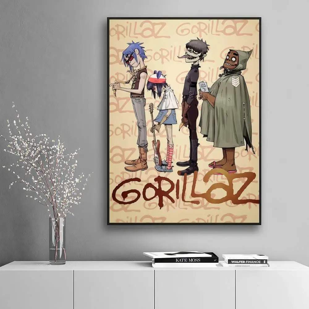 Gorillaz The Mountain Luxury Home Decor High-End Fashion Poster Sticker