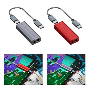 하이파이 DAC 헤드폰 앰프, 미니 오디오, USB DAC 앰프 지지대, 32 비트, 768kHz PCM, 3.5mm 및 4.4mm, DS2 DSD512, 2 드롭 배송