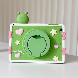 360° Rotatable Soft Silicone Tablet Case - Universal Fit for Mipad 6 11 inch (CP Frog)