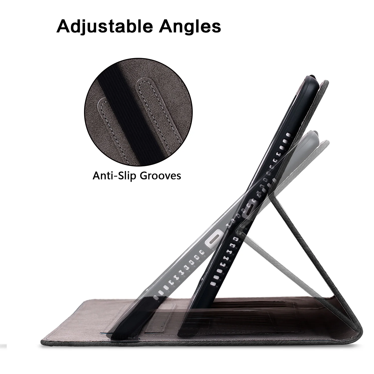 Premium PU Leather Tablet Case with Soft TPU Back and Stand Shell – Elegant Protection