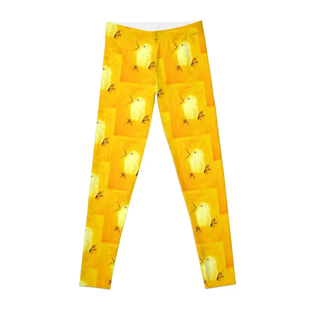 Leggings Canarini Gialli Per Ragazze Abbigliamento Da Palestra Per Il Fitness Leggings Da Donna