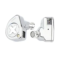 SIMGOT EW300 Headphone 1DD+1Planar+1PZT Hybrid Driver IEM HIFI Music Earphones with Detachable Nozzles Silver-Plated OFC Cable 2