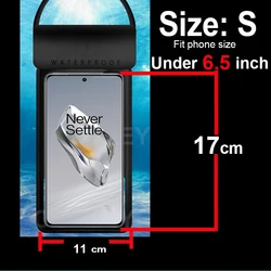 Custodia per smartphone impermeabile universale IPX8 - Copertura protettiva per immersioni