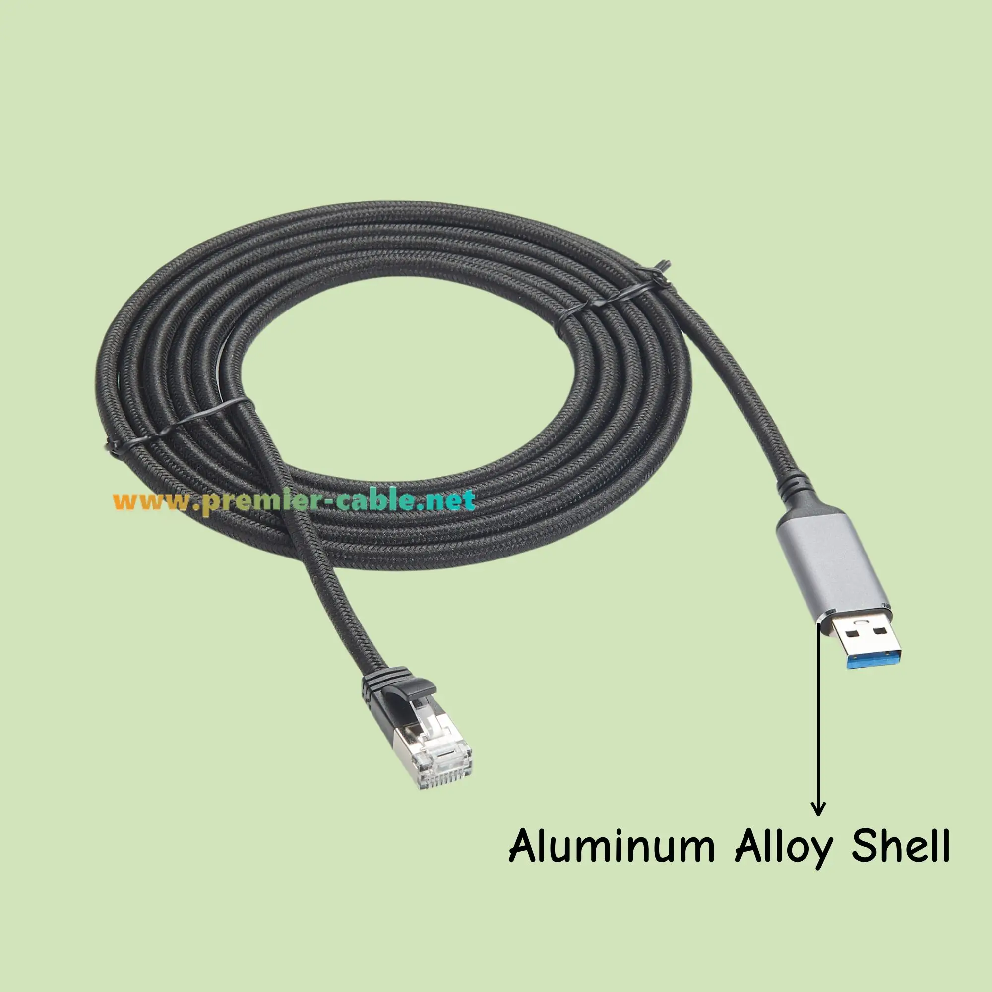 High-Speed CAT6 Ethernet to USB 3.0 Adapter Cable
