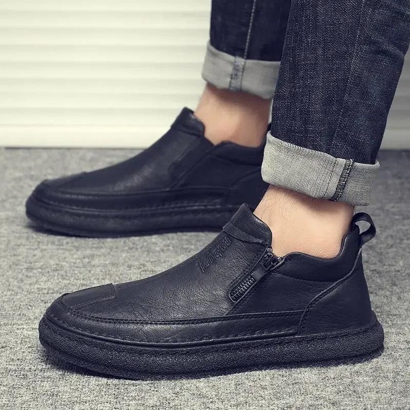 Breathable Vulcanize Shoes For Men New In Sneakers Man Summer Social Adults Korean Style Offer Cheap Clearance Comfortable Sale 6