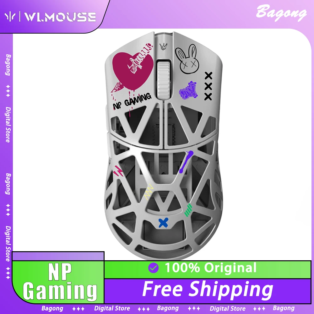 

Wanling WLmouse Joint NP Gaming Graffiti BeastX Beast Mini Beast Max Mouse Dual Mode Wireless Mouse 8K Lightweight Gaming Mice