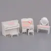 Miniature Furniture 1:12 Dollhouse Kitchen Livingroom Bedroom Set DIY Scene Doll Play Decoration Girl Toy House Gift 4