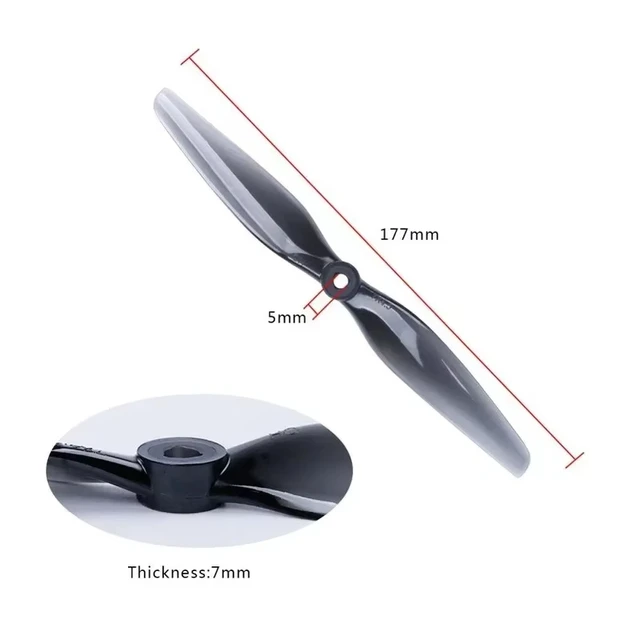 8/16PCS HQ 7X4.5 7045 Propeller 7inch 2 Blade CW / CCW PC Prop Compatible Xing Motors for FPV RC Racing Drone Part 2