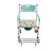 Shower Toilet ChairManual Patient Lift Transfer ChairMobile Nursing Disabled Toilet Chair 1