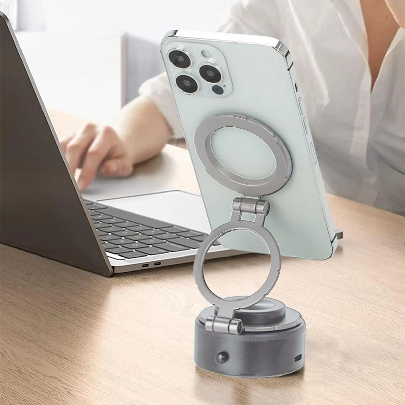 Car Dashboard Phone Stand Magnetic Dashboard Cell Phone Mount Safe Driving Smartphonr Bracket With Suction Cup For Navigation