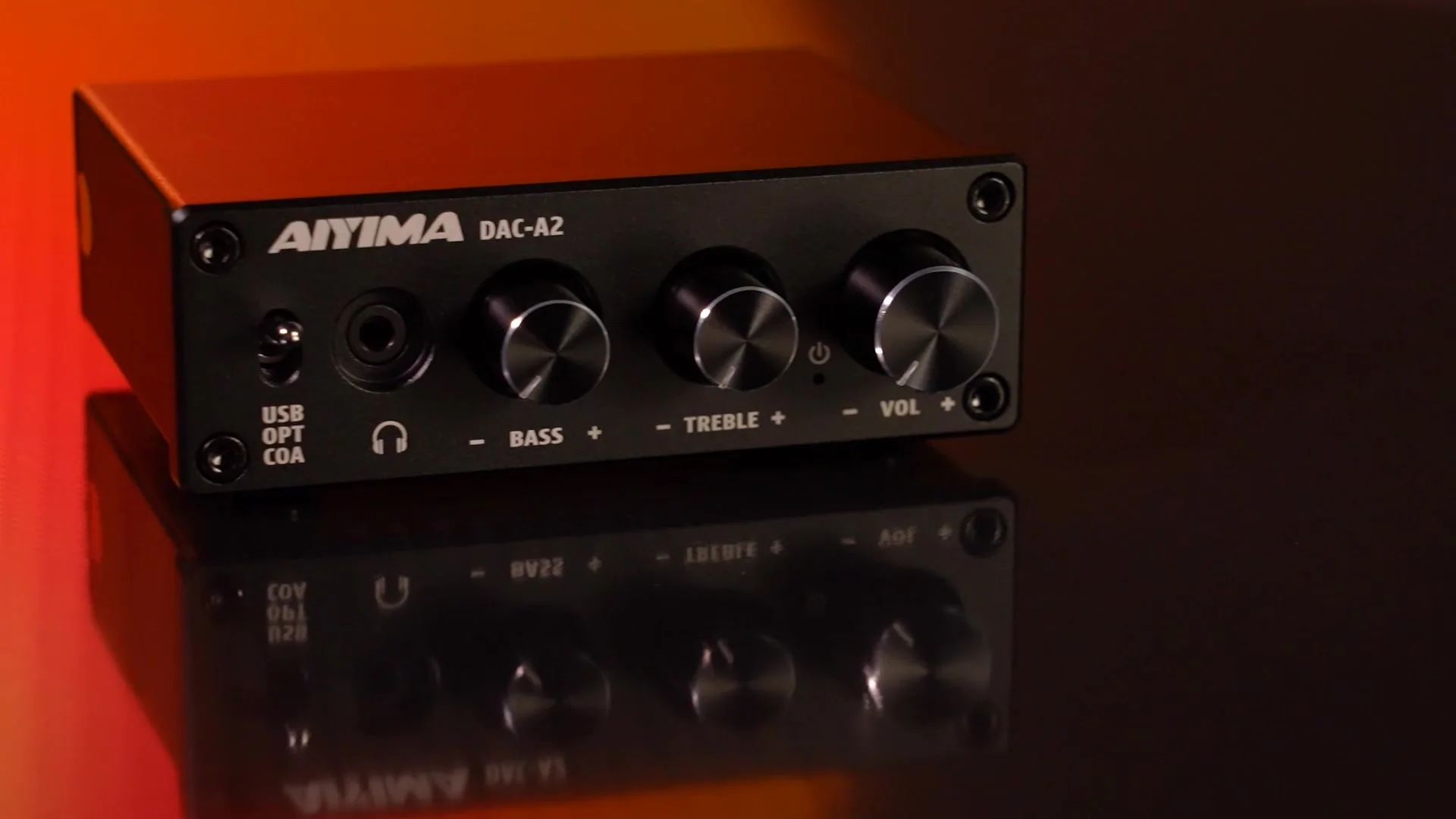 AIYIMA DAC-A2 HiFi オーディオデコーダー USB ヘッドフォンアンプ同軸