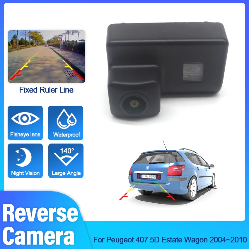 

Reversing Rear View Camera CCD high-definition night waterproof high quality For Peugeot 407 5D Estate Wagon 2004~2009 2010