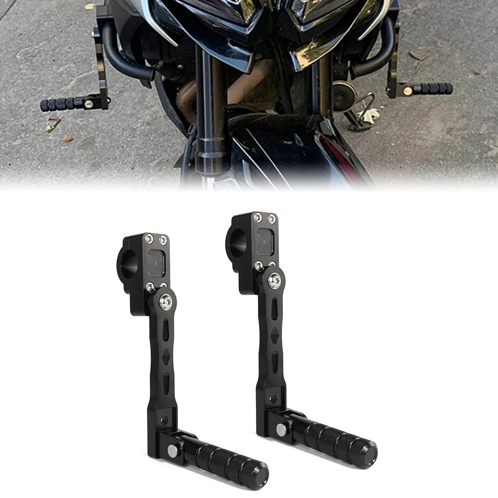 Xitomer Motorcycle Foot Pegs Fit For KLR650 Gen1 Gen2 Gen3 KLR650 1987-2018 2022-2024 Stainless & Rubber Motorcycle Footrest Wide Foot Pegs (Standard), Foot Pegs - Canada
