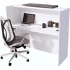 Modern Reception Desk, Multifunctional Modern Transaction Counter Top, Laminate Desktop, Standing Front Table for Office, Home 3