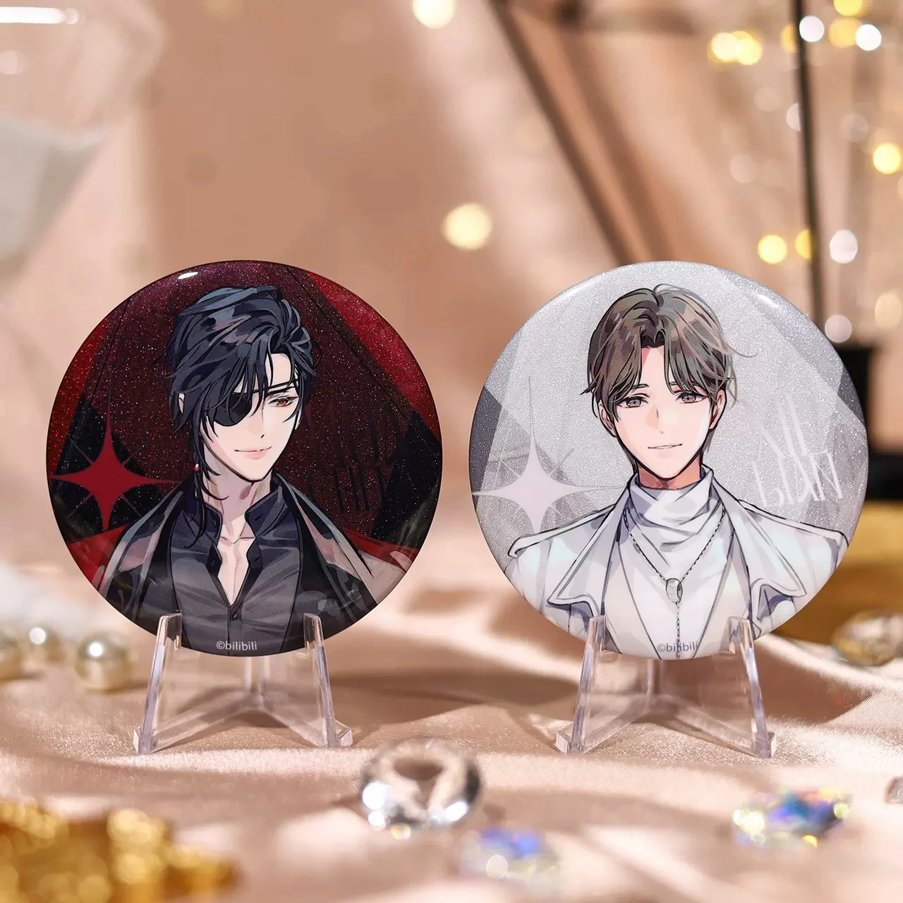 Céu Bênção Oficial Tian Guan ci fu Acrílico Stands Xie Lian Hua Cheng Ornamentos de Areia Movediça Cartão de Cor Novo - Imagem 6