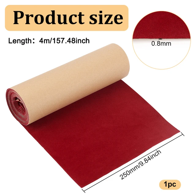 Fogli Feltro Adesivo Vellutato - 12 Pezzi Neri, Autoadesivi, Per Artigianato, Decorazioni E Fai Da Te