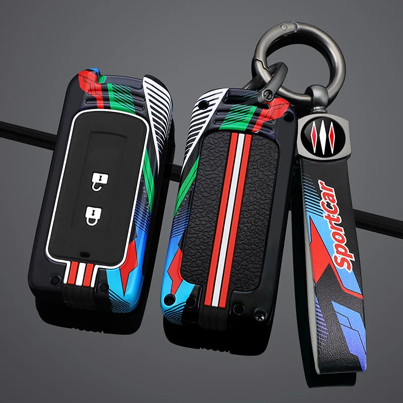 Zink-legierung Auto Remote Key Case Abdeckung Shell Für Mitsubishi Outlander ASX LANCER Pajero Sport Eclipse Kreuz Schutzhülle Halter Fob – Detail 10
