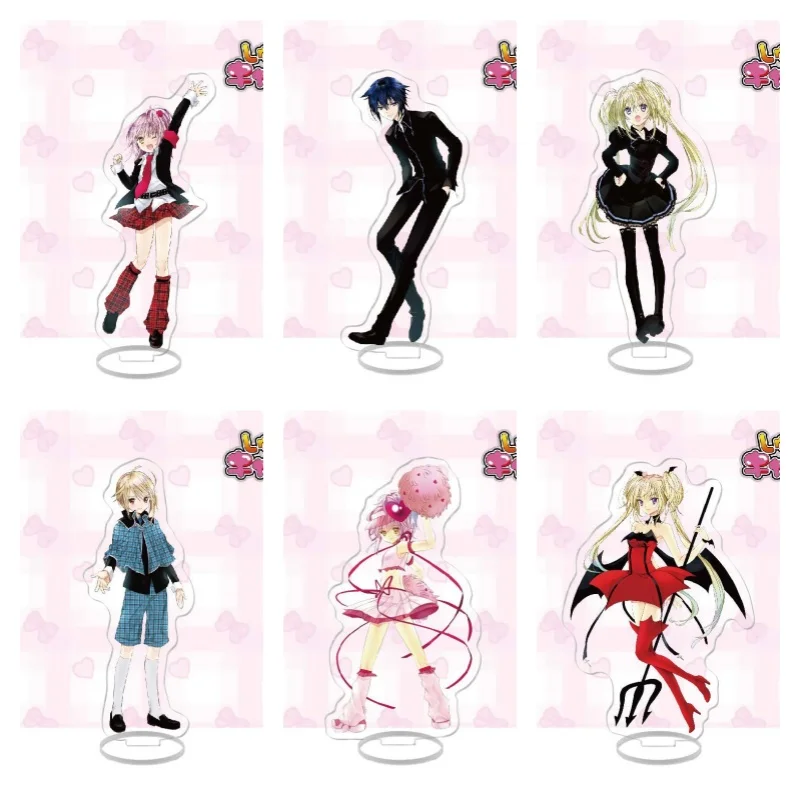 

Японские Аниме Shugo Chara фигурки Хинамори Аму Tsukiyomi Ikuto Косплей фотография настольное украшение стоячий знак реквизит