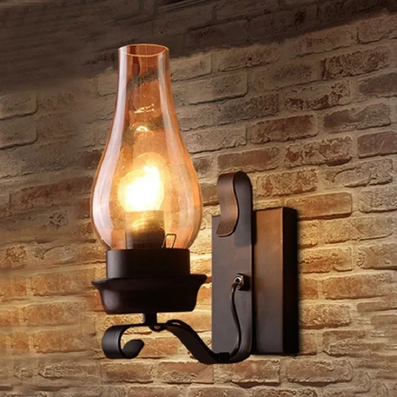 Loft industrial style wall lamp image 4