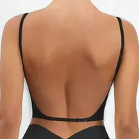 Fashion Comfortable Push Up Bra Summer Design Seamless U Back Bra Multi-Way Straps Wearable Outside Beauty Back Bra Daily