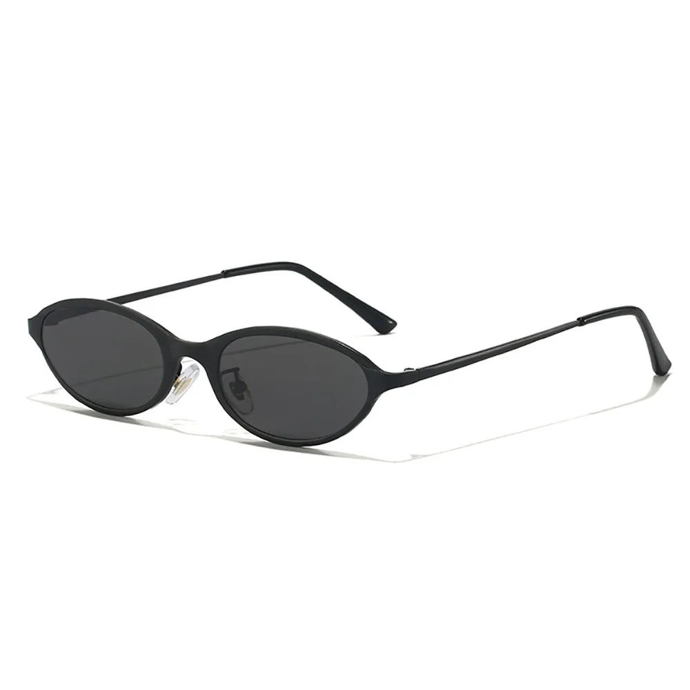 Vintage Oval Frame Sunglasses for Fashion and Outdoor Activities
