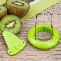 Outil fendu pour éplucher le Kiwi, Gadgets et accessoires de cuisine, coupe créative, ustensiles pour éplucher le Kiwi, creuser des fruits, trancheur, couteau à fruits, 1 pièces 2
