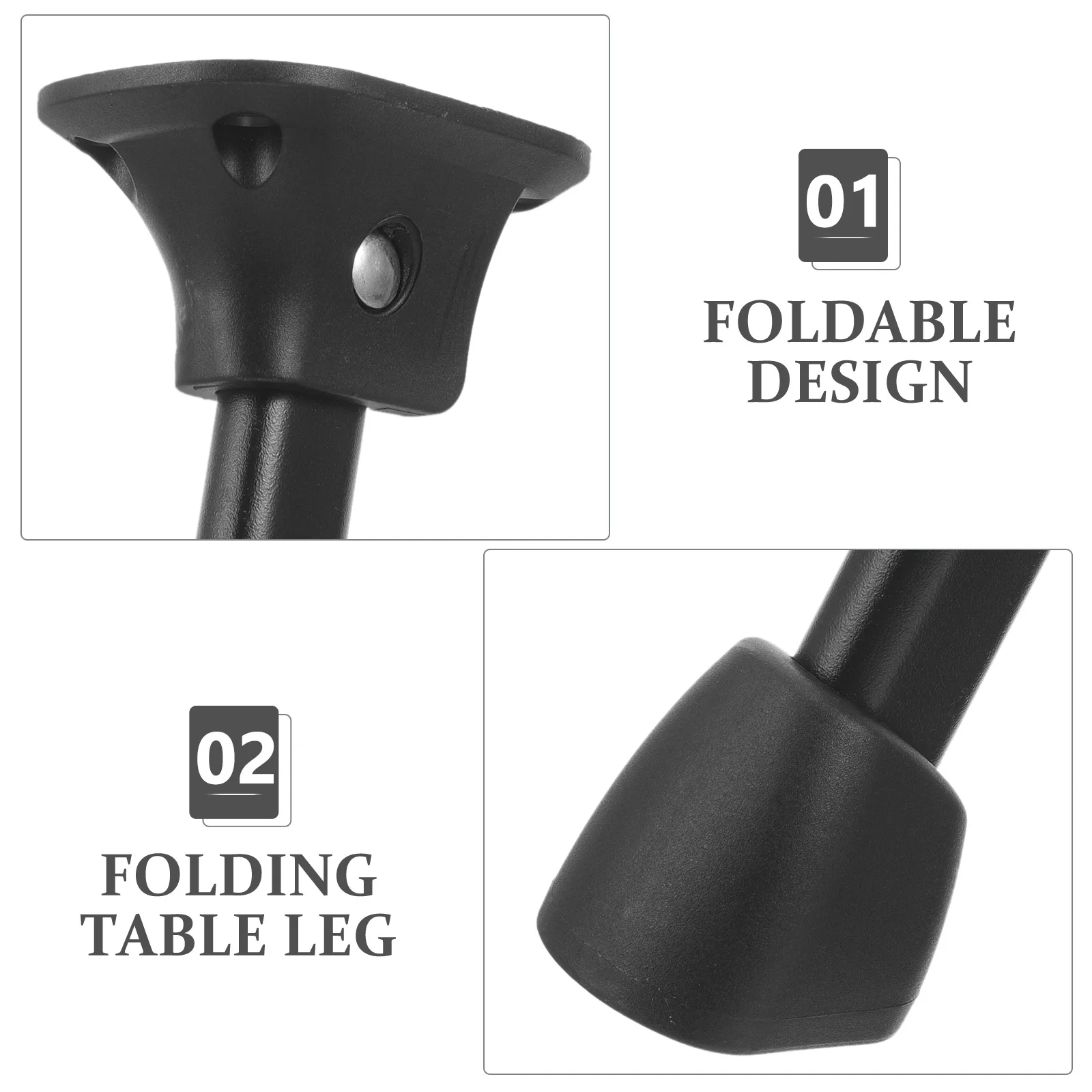4pcs Folding Table Legs Metal Table Legs Furniture Leg Bench Leg Replacement