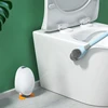 Creative Diving Cartoon Duck Silicone Toilet Brush Home Cleaning Kit With Base Bathroom Wall Mounted Toilet Brush 3