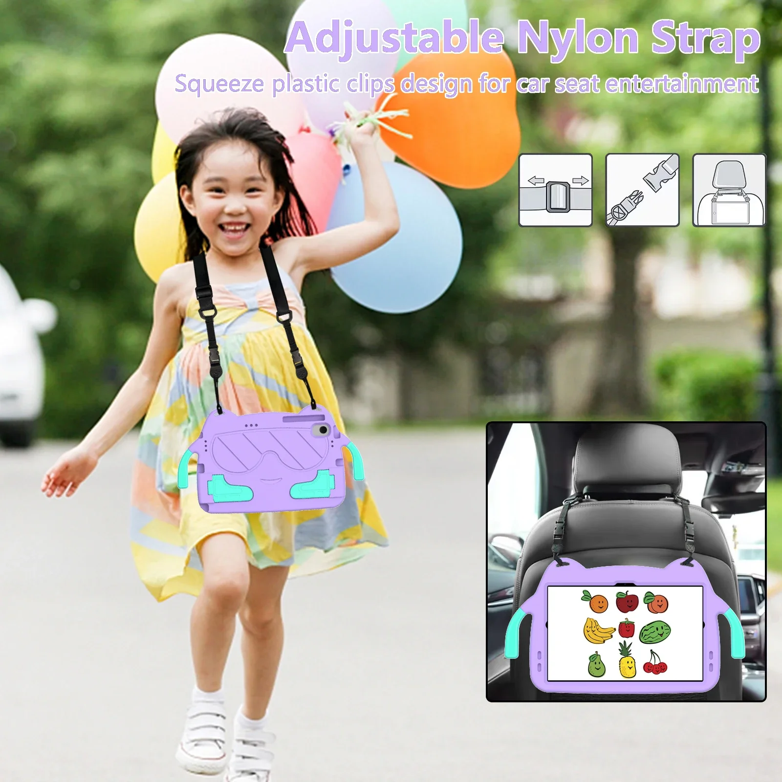 Capa para Crianças Eva para Tablet Nokia Alça de Alça Capa de Suporte T20 T21 T21 Ta1397 Ta-1394 Ta-1392 104 em 2023 2023 - Imagem 4