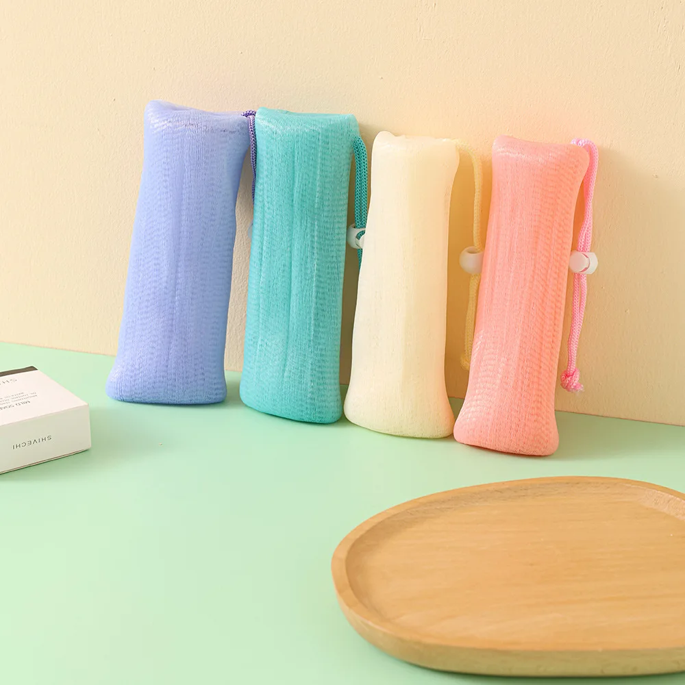 

Soap Mesh Bags Bath Washing Tools Cleanser Body Cleansing Nets Soap Foaming Net PE Bubble Helper Mesh Wash Face Deep Cleaning