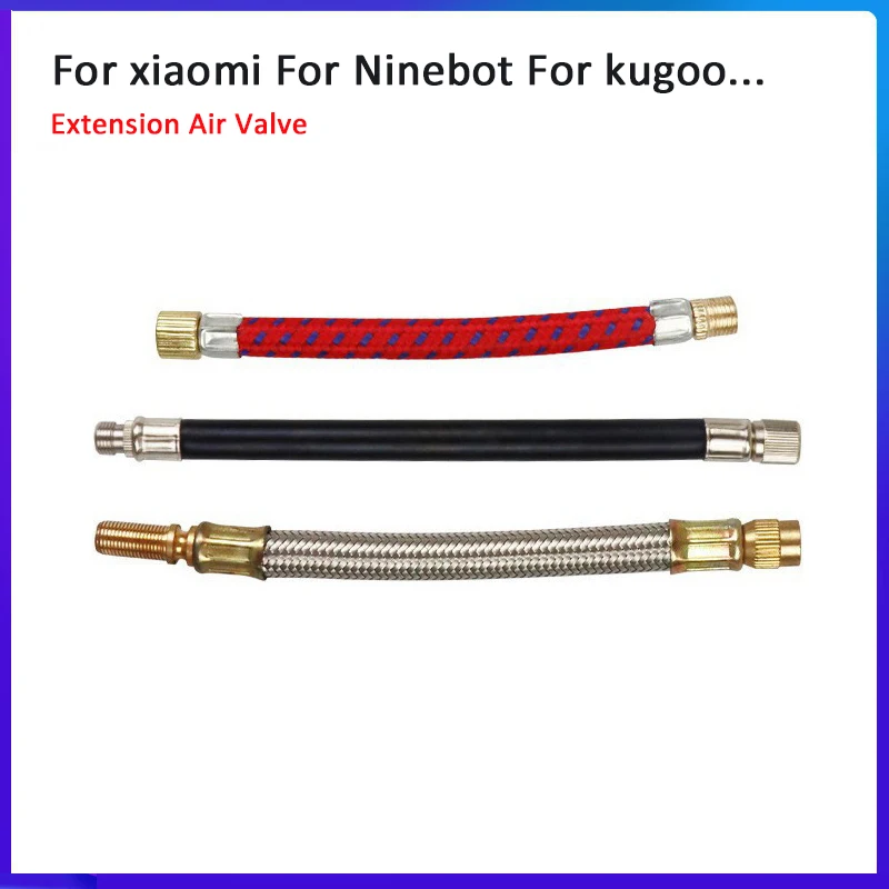 Elektro roller Luft ventil Verlängerung srohr Adapter für Xiaomi M365/1s/Pro/Pro2 Mi3 Max G30... Universal aufblasbare Reifen düse