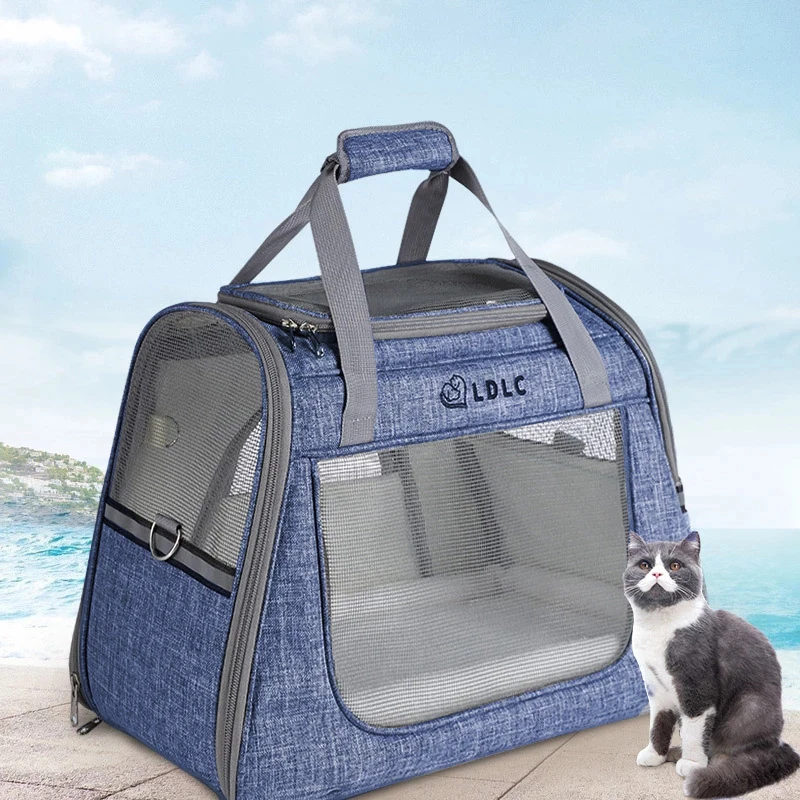 

Cat Carrier Bags Pet Dog Backpack Transparent Mesh Handbag Portable Pet One-shoulder Bag For Cats Small Dog Pet Carring Supplies