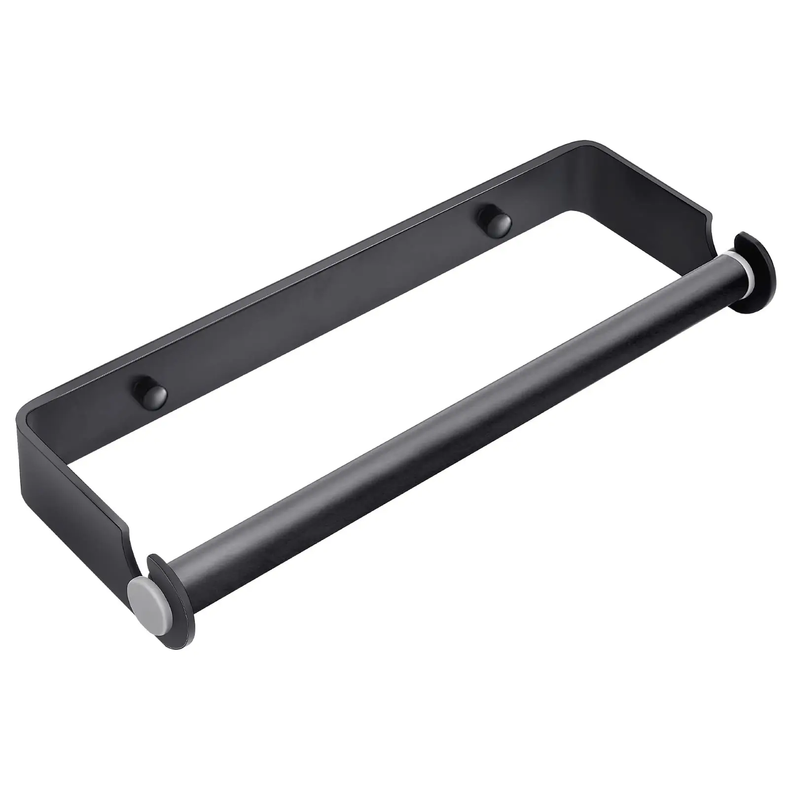 ภายใต้ตู้ที่ใส่ผ้าขนหนูกระดาษสำหรับห้องครัวที่ใส่กระดาษติดผนังที่ใส่ม้วนกระดาษติดผนังพร้อมอุปกรณ์จัดแบบติดด้วยตนเองหรือสกรู 1