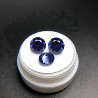 Beautiful Tanzanite Blue Sapphire Unheated Circular Cut AAAA+ VVS Loose Gemstone For Jewelry making Inlays 1