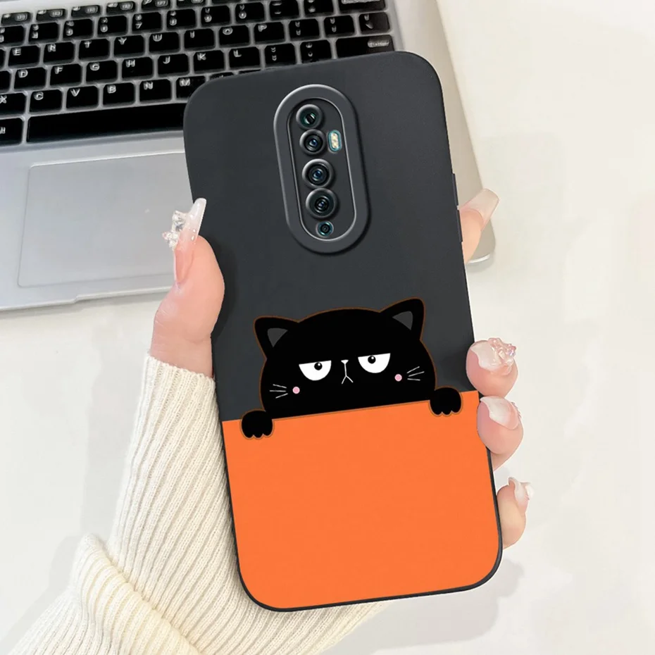 Cute Cartoon Soft Silicone Lens Protective Phone Case